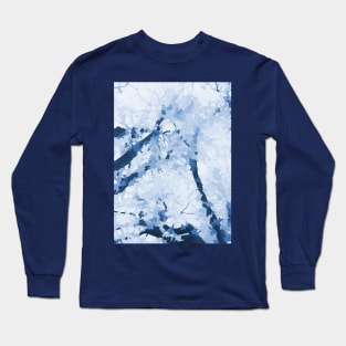 Autumn Reflections - color blue jean Long Sleeve T-Shirt